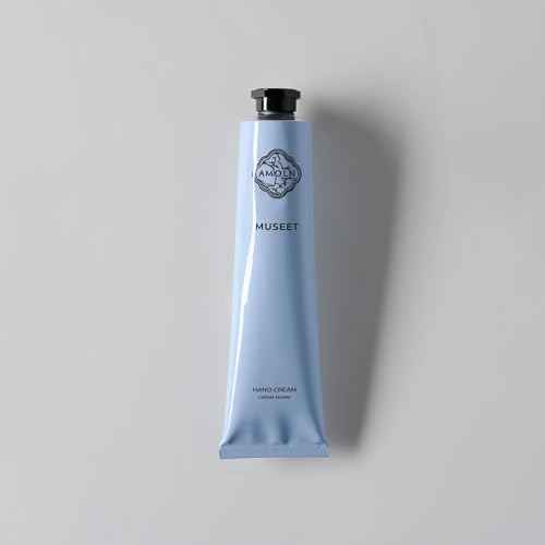 AMOLN - Hand Cream | Enriching, Perfumed Hand Cream | Aluminium Tube, Vegan (Museet, 2.5 fl oz | 75 ml)