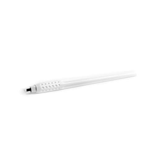 MADLUVV #12 Microblading & PMU Professional Brow Artistry Pens ? 20mm Premium Sterile Disposable Blades for Pigment Ink, Hair Strokes, Eyebrow Shading & Flawless Brows ? 10 Pack