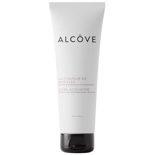 Alc?ve - Curl Activator for Curly Hair - Argan Oil, Pomegranate Seed & Mango Extract - Defining Cream for Wavy Hair - Anti Frizz - Moisturizing - Effective in High Humidity - 250ml