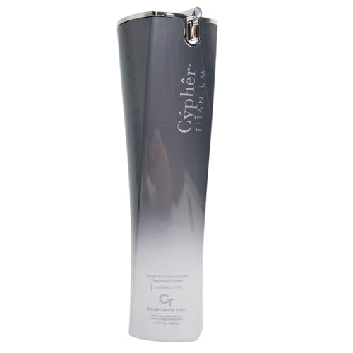 California Tan Cypher Step 1 Intensifier Tanning Bed Lotion 6.8 ounces, beige