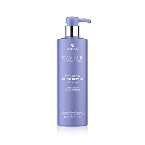 Alterna CAVIAR Anti-Aging Restructuring Bond Repair Shampoo | For Brittle, Damaged and Split Ends | Repairs, Strengthens & Protects Damaged Hair | Sulfate Free