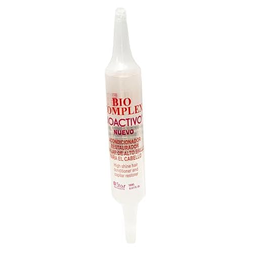 Bioactivo High Shine Hair Conditioner 3 Pack ? 0.61 oz Each, Intense Nourishment & Glossy Shine Treatment for All Hair Types
