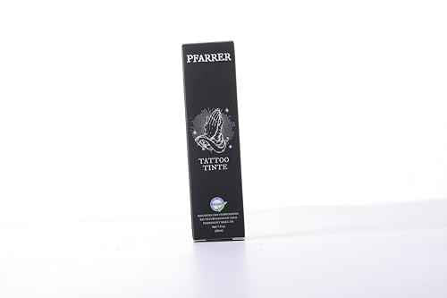 PFARRER Tattoo Ink Black 1oz(30ml) Vegan-Friendly USA Standard Pigment Supplies Concentrated Black TI7003-30-002