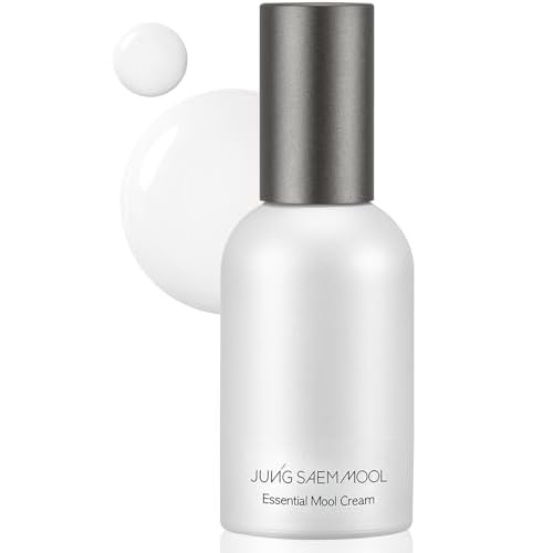 JUNG SAEM MOOL Essential Mool Cream 1.7 Fl Oz, Lightweight Watery Face Cream with Ceramide and Panthenol for Deep Hydration and Radiant Skin, Skin Barrier Support, Korean Foundation Makeup Prep