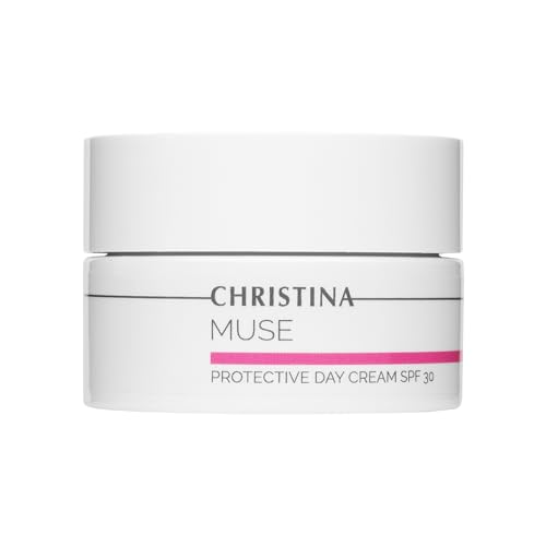 -CHRISTINA- Muse Protective Day Cream with SPF 30 and Hyaluronic Acid | Hydrating Cream for Face | Shields Face Skin | Face Moisturizer for Normal & Dry Skin 50ml