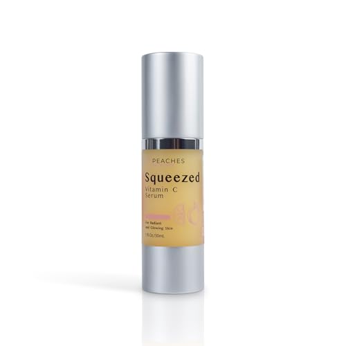 Brightening Serum with Vitamin C ? Age-Defying Formula with Real Gold and Kakadu Plum for Radiant, Elastic Skin ? Vegan Skincare for All Skin Types ? Squeezed Vitamin C Serum (1 fl. oz)