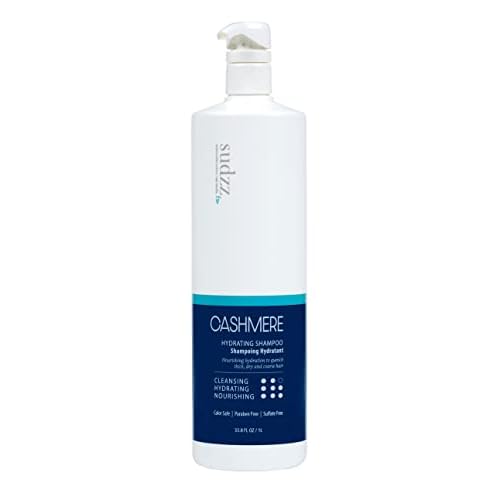 SUDZZFX Cashmere Hydrating Shampoo, 34 fl oz - Hair Growth Shampoo - Color Safe, Sulfate Free, Paraben Free, and moisturizing for Dry Hair Men and Women