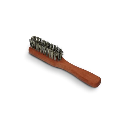 Golden Beards Vegan Beard Brush - Beard Brush Natural Vegetal Bristles - Tampico Bristles made in Germany