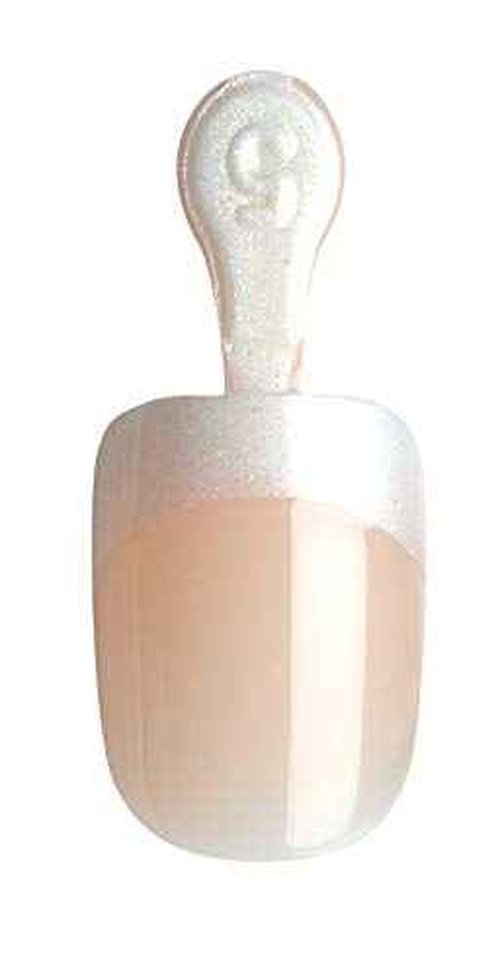 Kiss Everlasting French Tip 28 Full Nails Kit Real Short, String of Pearls EF09 (3-Pack)