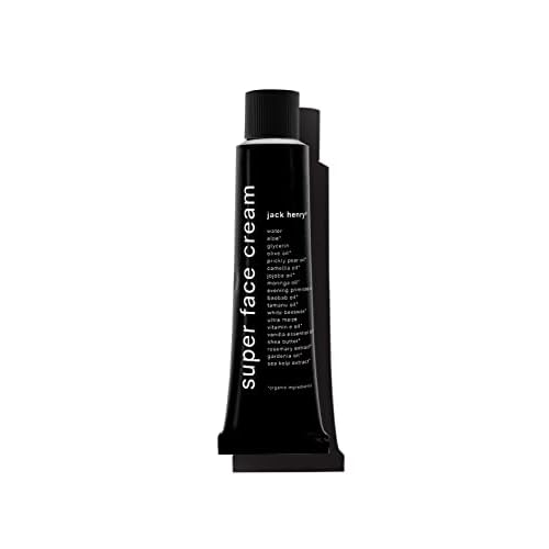 Jack Henry Super Face Cream - Lightly Scented Lightweight Hydrating Facial Moisturizer for Men & Women - Suitable for All Skin Types - Organic & Plant-Based (2 oz)