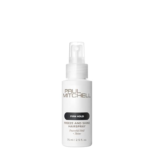 Paul Mitchell Freeze and Shine Super Hairspray, Maximum Hold, Shiny Finish Hairspray, For Coarse Hair