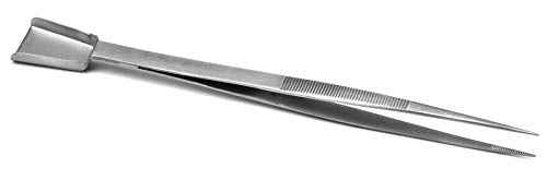 Diamond Tweezer with Scoop For Stones Bead Work Gemologist Tweezers Shovel End By JTS