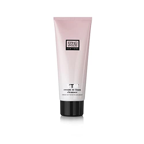 Erno Laszlo VTM Cream-to-Foam Cleanser | Non-Drying Hydrating Cleanser Removes Makeup, for All Skin Types| 3.4 Oz
