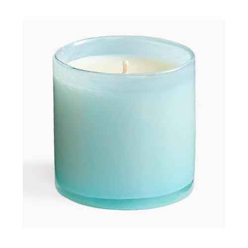 LAFCO New York Classic Candle, Marine - 6.5 oz - 50-Hour Burn Time - Reusable, Hand Blown Glass Vessel - Made in The USA