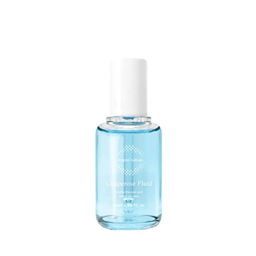 OxygenCeuticals Couperose Fluid ? Soothing & Calming Ampoule for Sensitive, Redness-Prone & Troubled Skin, With Hydrolyzed Collagen, Hyaluronic Acid, Aloe Vera & Rose Water. 1.69 fl.oz (50ml)