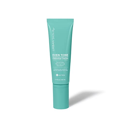 Urban Skin Rx¢ç Even Tone Barrier Repair Ceramide Lightweight Multitasking Hydrator Cream with Niacinamide & Squalane, Replenishes Moisture, Improves the Look of Damaged, Uneven Skin Tone, 1.7 Fl Oz
