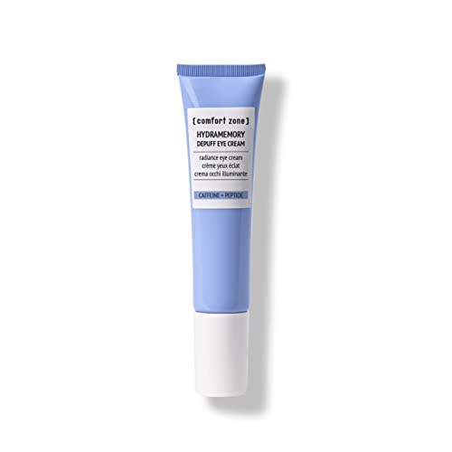 [ comfort zone ] Hydramemory Depuff Eye Cream | Lightweight Moisturizing Cream | Relieve Tired Eyes, Puffiness And Dark Circles | 0.5 Fl. Oz.
