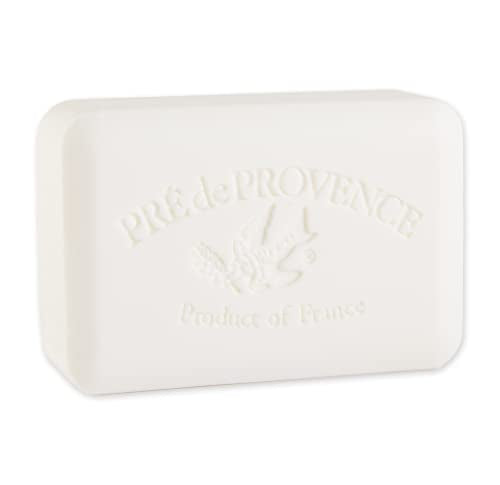 Pre de Provence Artisanal Soap Bar, Enriched with Organic Shea Butter, Natural French Skincare, Quad Milled for Rich Smooth Lather, Sea Salt, 8.8 Ounce