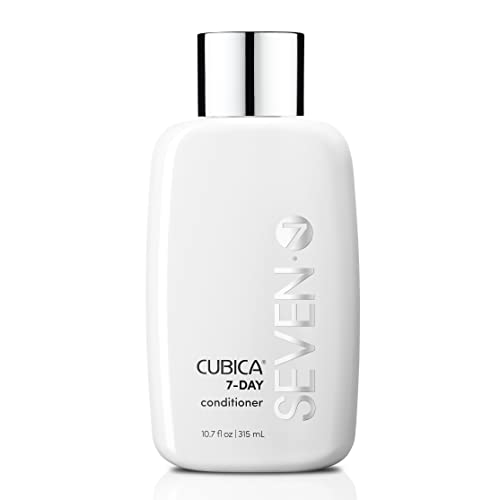 SEVEN Haircare Cubica 7-DAY Conditioner for Women + Men, Detangle and Moisturize Hair, Sulfate + Paraben Free, Cruelty Free with Honey, Shea Butter & Pro Vitamin B5, Made in USA