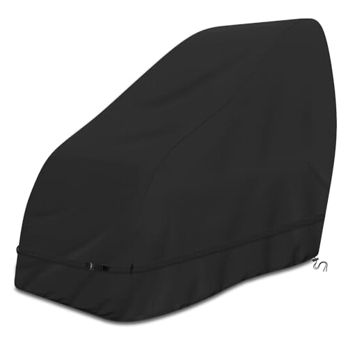 Roasivi Massage Chair Cover Waterproof Massage Chair Full Body Protector Zero Gravity Armchair Cover 420D Oxford Fabric with Drawstring and Buckle 63"L x 39.5"W x 55.5"H Black