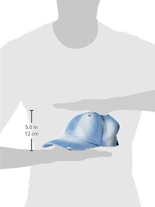 Beautifully Warm Satin Lined Baseball Caps for Women | Ponytail Hat for Curly Natural Hair | Backless Cap | Curl Hair Cap Denim