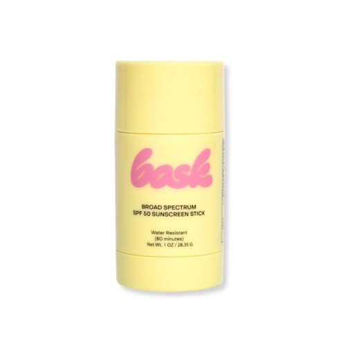 Bask SPF 50 Sunscreen Stick ? Fragrance Free, Reef Safe Face & Lip Sunblock for Skiing, Snowboarding & Winter Sports ? Broad Spectrum, Moisturizing & Travel-Friendly Sun Stick, 1oz