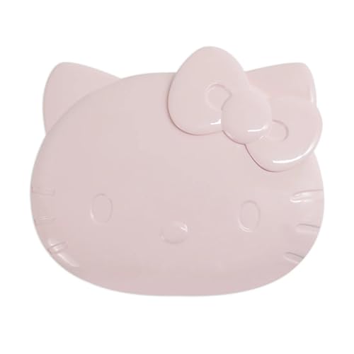 Impressions Vanity Hello Kitty Kawaii Compact Mirror with Touch Sensor Switch for Adjustable Brightness, Lighted Makeup Mirror with LED Lights and 2X Magnifying Mirror (Glossy Pink)