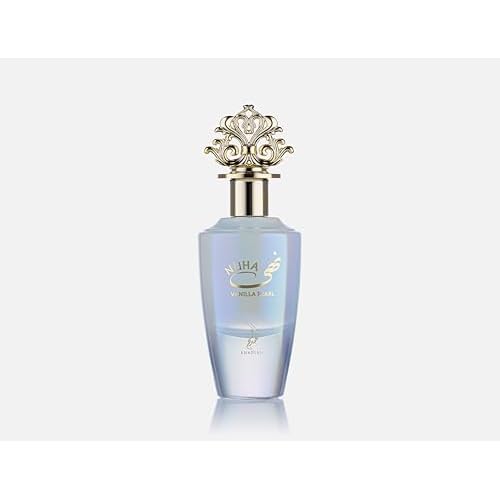 Khadlaj Nuha Vanilla Pearl for Women Eau de Parfum Spray, 2.87 Ounce