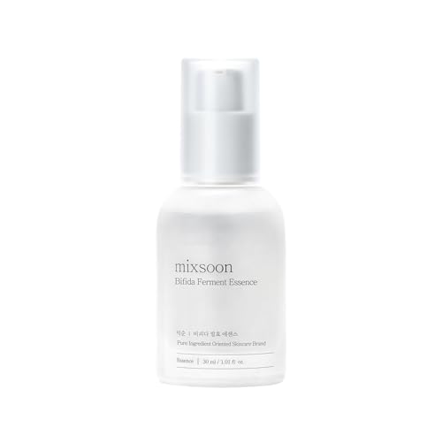 mixsoon Bifida Ferment Essence - Hydrating, Strengthening and Soothing for Face, Gentle Formula for Barrier Care 30ml / 1.01 fl.oz. Korean Glass Skin Care