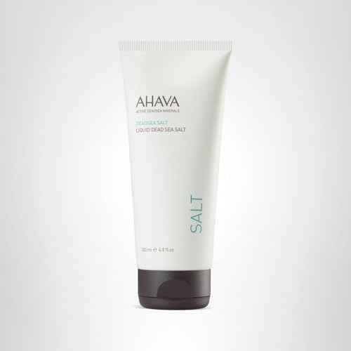 AHAVA Liquid Dead Sea Salt Gel - In-Shower SPA Treatment Gel to Reclaim Moisture & Natural Barrier, Supports Skin's Rejuvenation with Exclusive Osmoter & Antioxidant Grapefruit Oil, 6.8 Fl.Oz