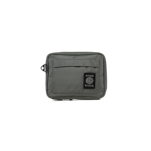 DIME BAGS Lockable Odor Sealing Padded Pouch, 3-Digit Combo Lock & Hidden Storage Pocket, Carbon Lined Scent Protection Boss