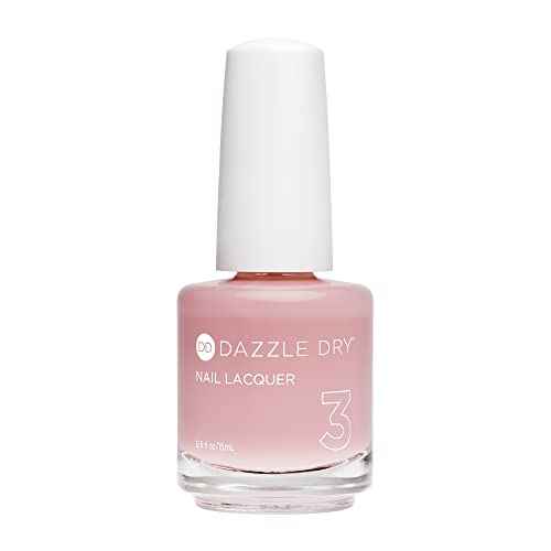 Dazzle Dry Nail Lacquer (Step 3) - Mind Your Mani - A pale, barely there nude with pink undertones. Sheer cream. (0.5 fl oz)