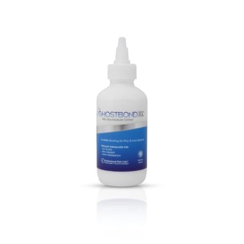 GHOSTBOND XL Hair Replacement Adhesive 5oz- Invisible Wig Bonding Glue: Water & Oil-Resistant, Non-Toxic, Light Hold for Secure and Natural-Looking Poly and Lace Hairpiece, Wigs & Toupee Systems