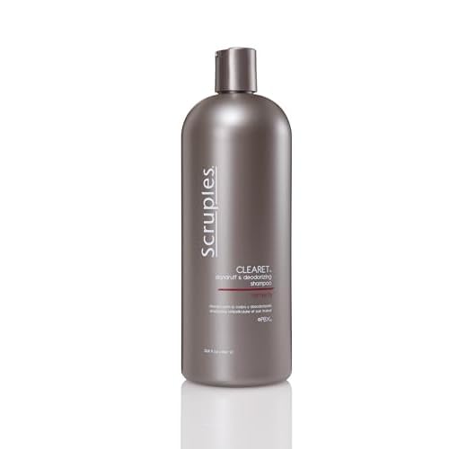 Scruples Clearet Anti Dandruff Shampoo - Professional Deodorizing Shampoo to Soothe Dry & Itchy Scalp From Flaking - Scalp Treatment + Cleanser (33.8 oz)