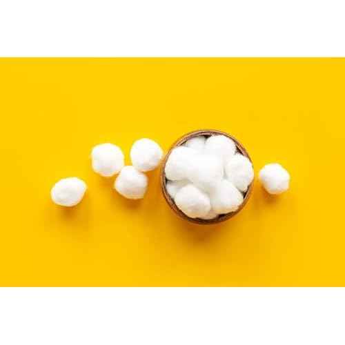 DecorRack 1000 [Large] Cotton Balls Bulk Pack for Make-Up, Nail Polish Removal, Applying Oil Lotion or Powder, Multi-Purpose Balls Made from 100% Natural Cotton, Soft and Absorbent (1000 Count)