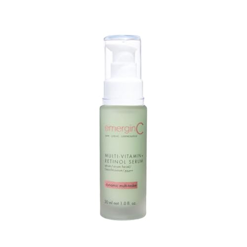 emerginC MultiVitamin + Retinol Serum - Micro-Encapsulated Spheres + Vitamin C to Help Combat Visible Signs of Aging, Sensitive Skin + Minor Redness (1.0 oz, 30 ml)