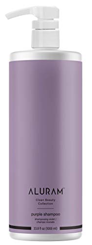 ALURAM Coconut Water Purple Shampoo for Women, Boosts Brightness, Banishes Brass, for All Hair Types, 12 Fl Oz