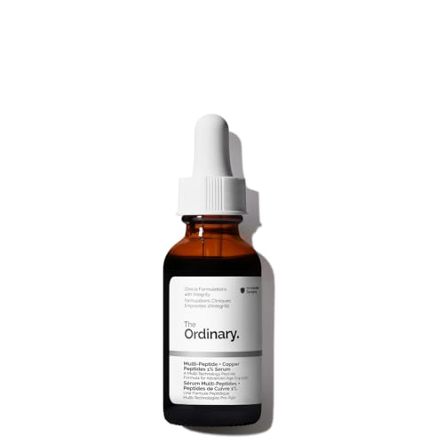 The Ordinary Multi-Peptide + Copper Peptides 1%, Anti-Aging Serum for Fine Lines and Skin Elasticity, 1 Fl Oz