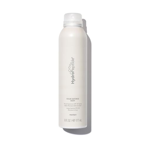 HydroPeptide Solar Defense Body SPF 30, Broad Spectrum, Water Resistant Sunscreen, Hydrates and Soothes, 6 Ounce
