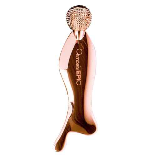 Osmosis 2-In-1 EPIC Duo Skin Tool, Gua Sha Facial Roller Multi-Tool, Increases Circulation, Firms, Helps Reduce Puffiness, For Face Eyes Neck