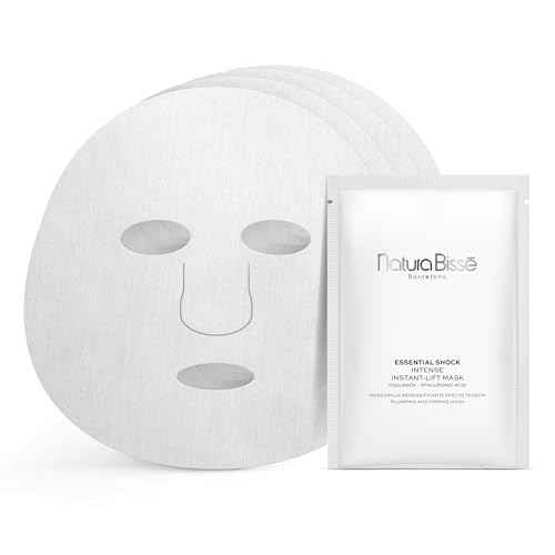 Natura Biss? Essential Shock Intense Instant-Lift Mask, Firming Sheet Mask, Hydrates, Firms & Plumps, For All Skin Types, 4 units