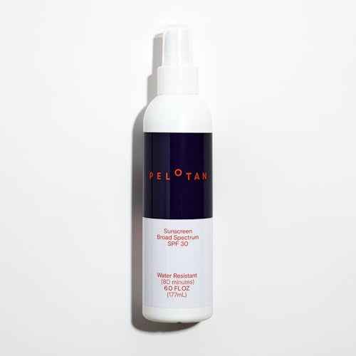 Pelotan Sports Sunscreen Spray SPF 30 (6 Fl Oz) - Lightweight, Sweat?Resistant Sun Protection for Cyclists & Runners ? Used by Pro Athletes ? For Sensitive Skin