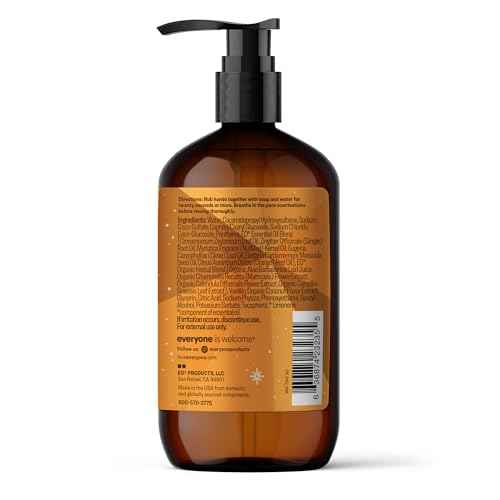 Everyone Liquid Hand Soap, 12.75 Ounce (Pack of 3), Sweet Cinnamon + Vanilla, limited edition, made with Essential Oils for kitchen and bathroom