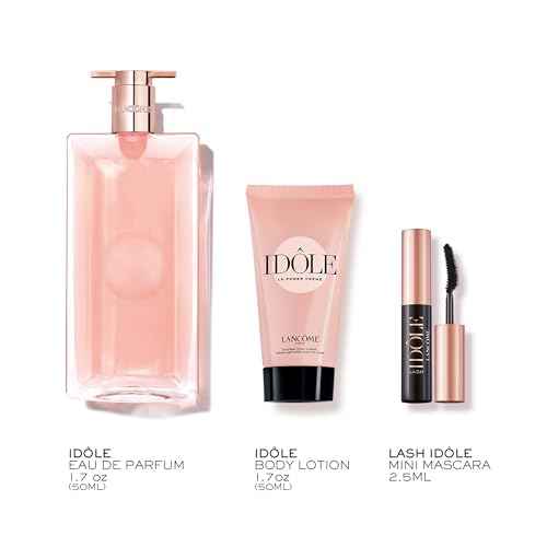 Lanc?me Id?le Holiday Gift Set - Full-Size Id?le Eau De Parfum Spray 1.7 fl. Oz, Id?le Power Creme Body Lotion 1.6 fl. Oz, Mini Lash Idole Mascara 0.08 fl. Oz.- Limited Edition Gift Set for Women