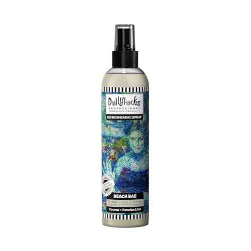 Dollylocks Refreshening Spray ? Residue-Free Dreadlock & Loc Moisturizer Spray, Plant Based Deodorizer & Conditioner for Dreads,Vegan & pH-Balanced (Beach Bae Scent, 8oz)