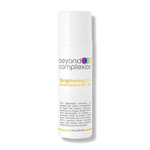 Brightening C+ Sheer Defense SPF 30 - Oil-Free, Fast-Absorbing SPF Makeup that Reduces Redness and Evens Skin Tone