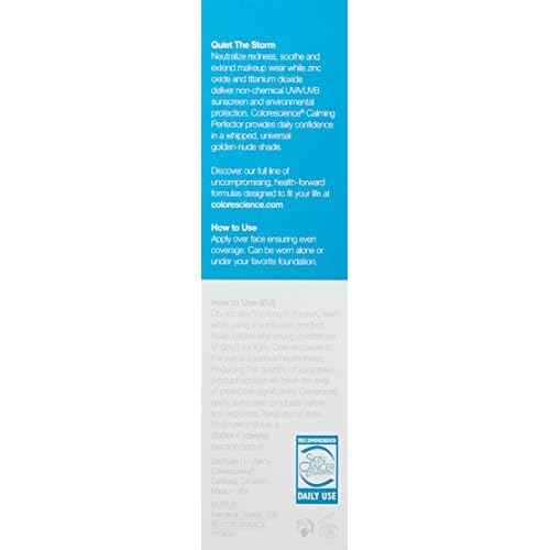 Colorescience Calming Perfector Face Primer, Water Resistant Mineral Sunscreen, Broad Spectrum 20 SPF UV Skin Protection, 1 Fl oz
