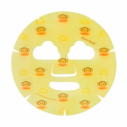 dearcloud Paul Frank Juicy Julius Dew Essence Face Mask, Korean Sheet Mask - Tranexamic Acid, Niacinamide & Squalane (3 Pack)