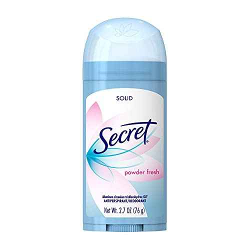 Secret Anti-Perspirant Deodorant Solid Powder Fresh 2.70 oz (Pack of 8)