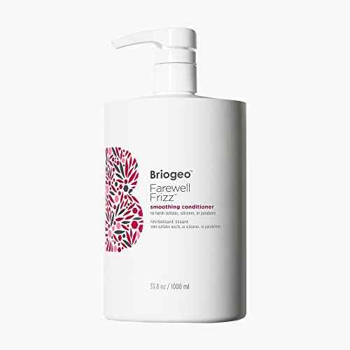 Briogeo Farewell Frizz Smoothing Conditioner, Tame Frizz and Restore Shine to Dull, Dry Hair, Nourishes and Smooths, Argan Oil for Shine, Vegan, Cruelty-Free